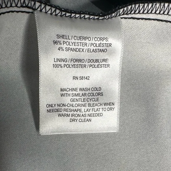 London Times | Black Floral Sheath Dress | Red Pink | Short Sleeve | Size 12 - Picture 5 of 6